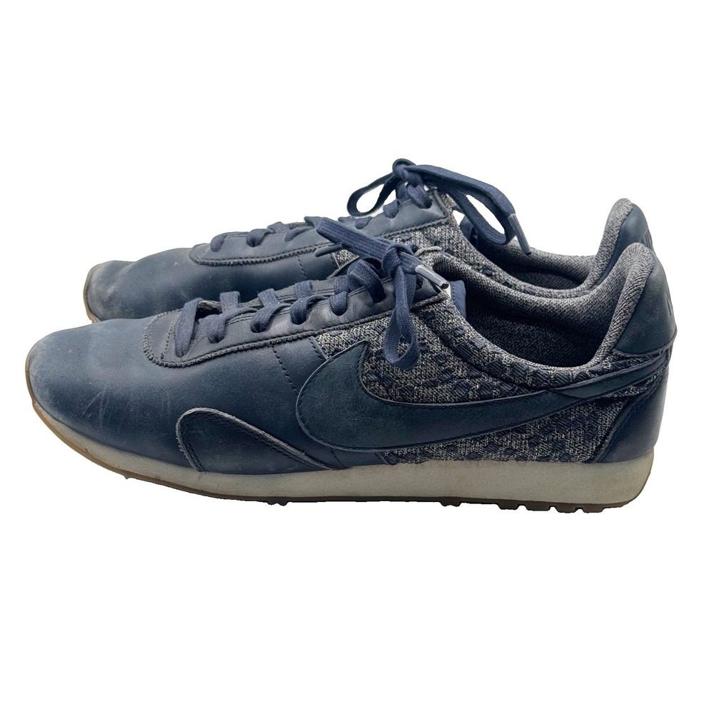 NIKE Women's Sz 9‎ Pre Montrea Racer Vintage TXT Textile Obsidian Blue US 9